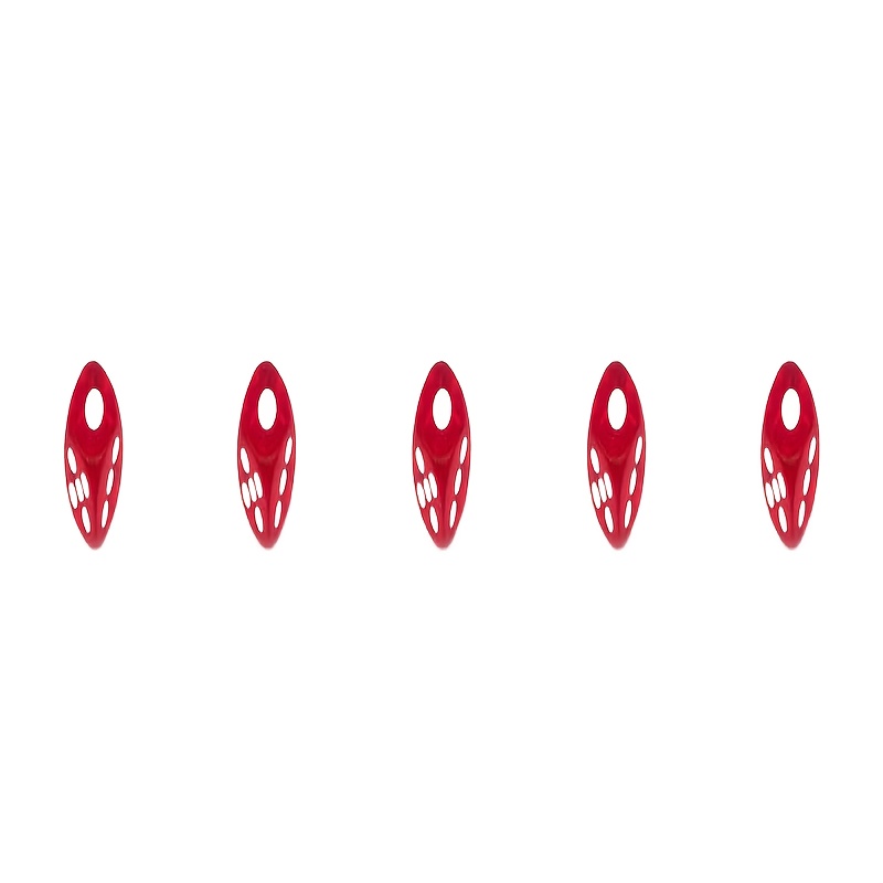 Transparent Red and Blue Rounded Corner Dice Set